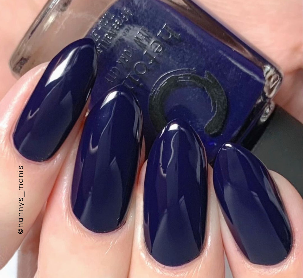 Buy P.O.P Tanager Fall Cream Collection Navy Midnight Blue Dark Blue Nail  Polish Lacquer Varnish Indie Water Marble Stamping Online in India - Etsy